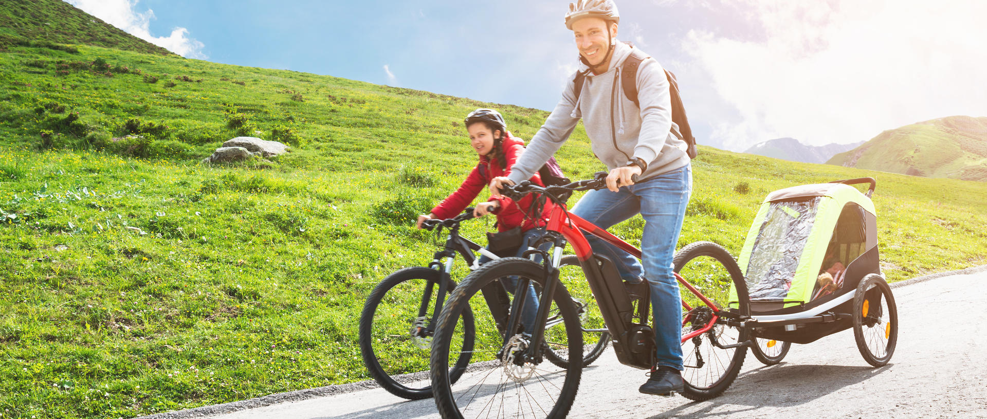 vélo en famille montclar