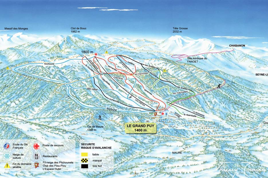 Station le Grand Puy dans les Alpes du Sud